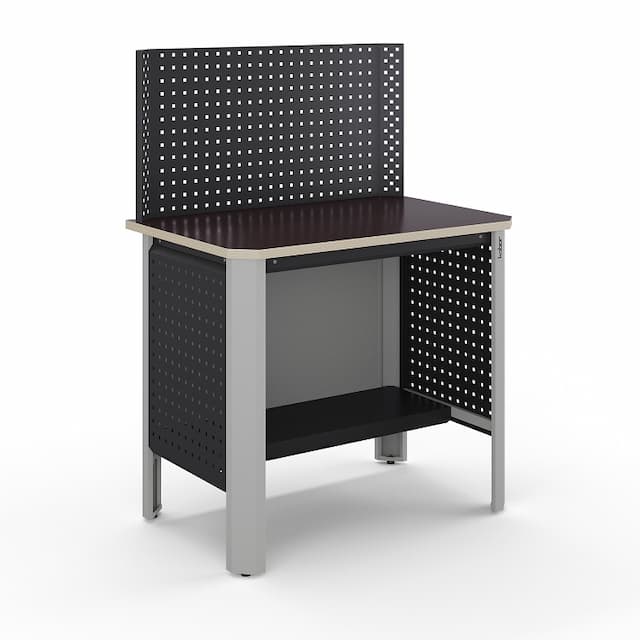 Верстак слесарный безтумбовый с одинарным экраном Kobor Expert MW/P1-120/70