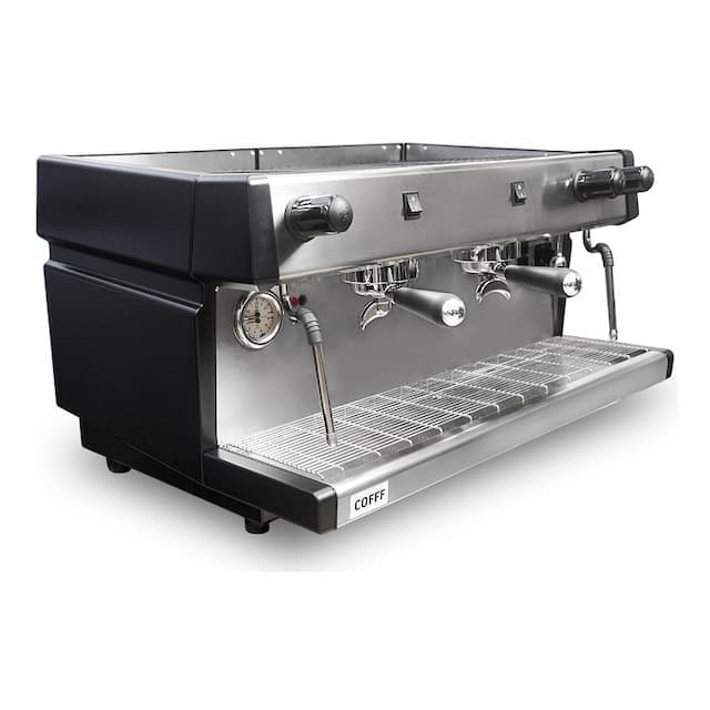 Кофемашина COFFF LIVE 2 GR S, 2 группы, полуавтомат, черная