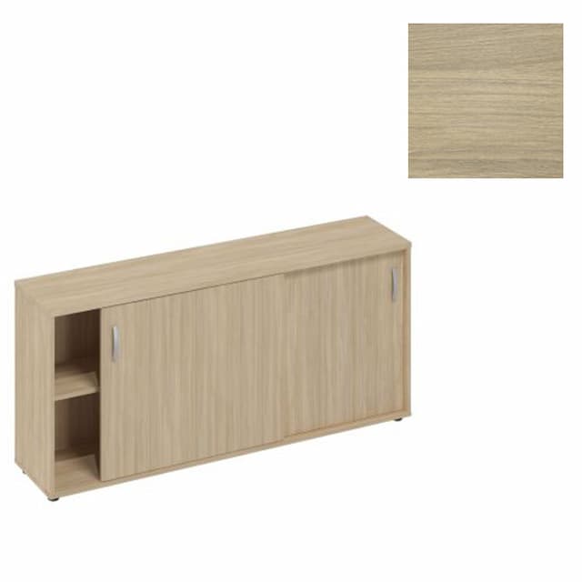 Шкаф-купе низкий (для 2-х столов 80) Юнитекс А4 (164.4x36.4x75.6) А4 332 ДК дуб скандинавский