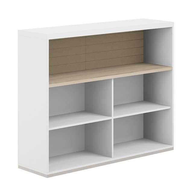 Стеллаж-комбо 1638 односторонний Norden Allegro AG.253.201.663.BG с топом и экраном тканевым высоким