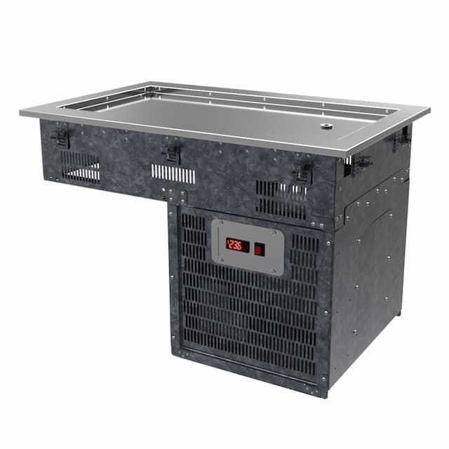 Прилавок холодильный (drop in) с углублением 20 мм Челябторгтехника RC12D Drop IN